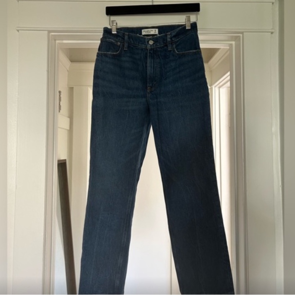 Abercrombie curve love 90s straight ultra high rise jeans